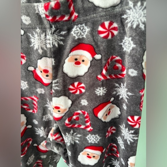 Christmas Santa No Boundaries Soft Leggings Woman M Poly/Spandex - Picture 2 of 4